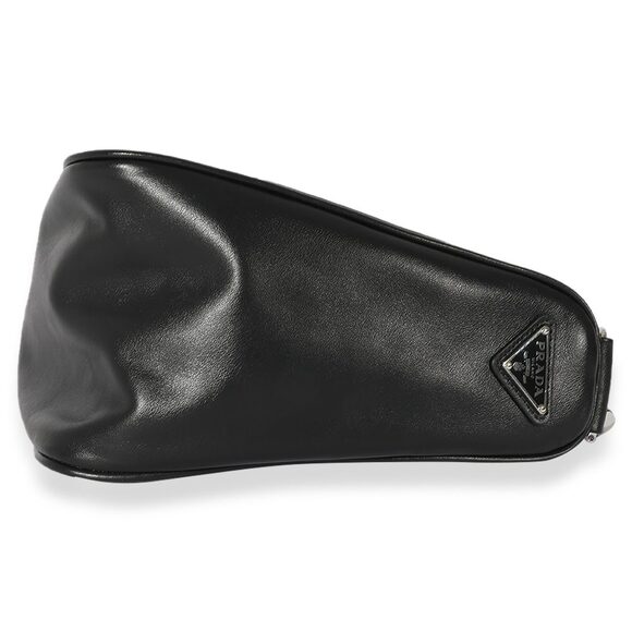 Prada Black Leather Triangle Bag - Picture 6 of 8